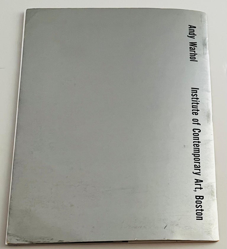 Andy Warhol Institute of Contemporary Art 1966 (catalog Warhol
