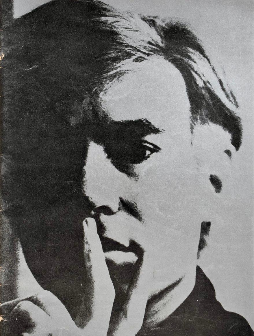 Andy Warhol Institute of Contemporary Art 1966 (catalog Warhol self portrait)