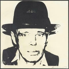 Andy Warhol, Joseph Beuys, self portrait 1980 serigraph pencil signed