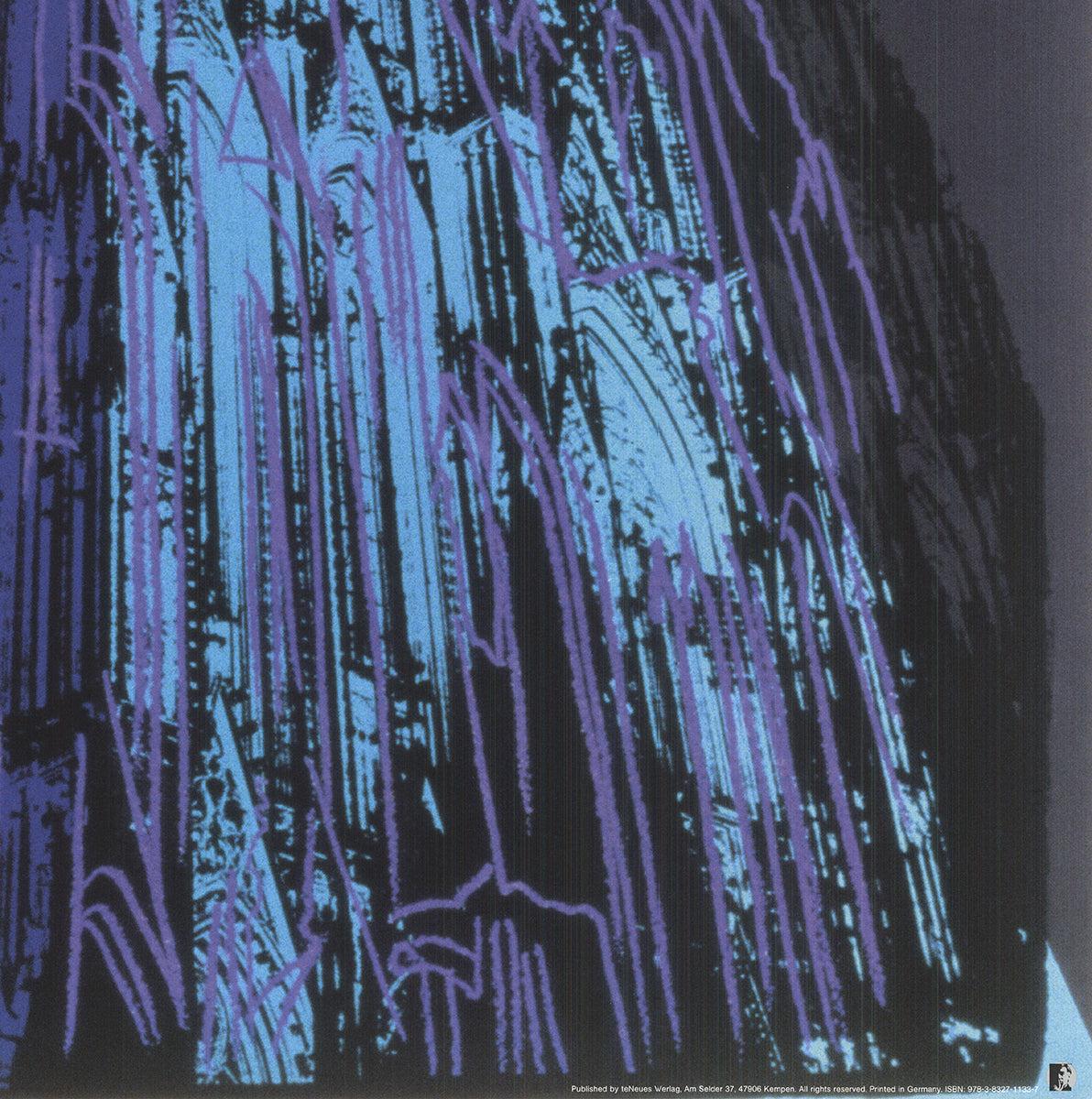Andy Warhol 'Koln Cathedral Blue' 3