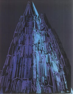 Andy Warhol 'Koln Cathedral Blue' 1993- Poster