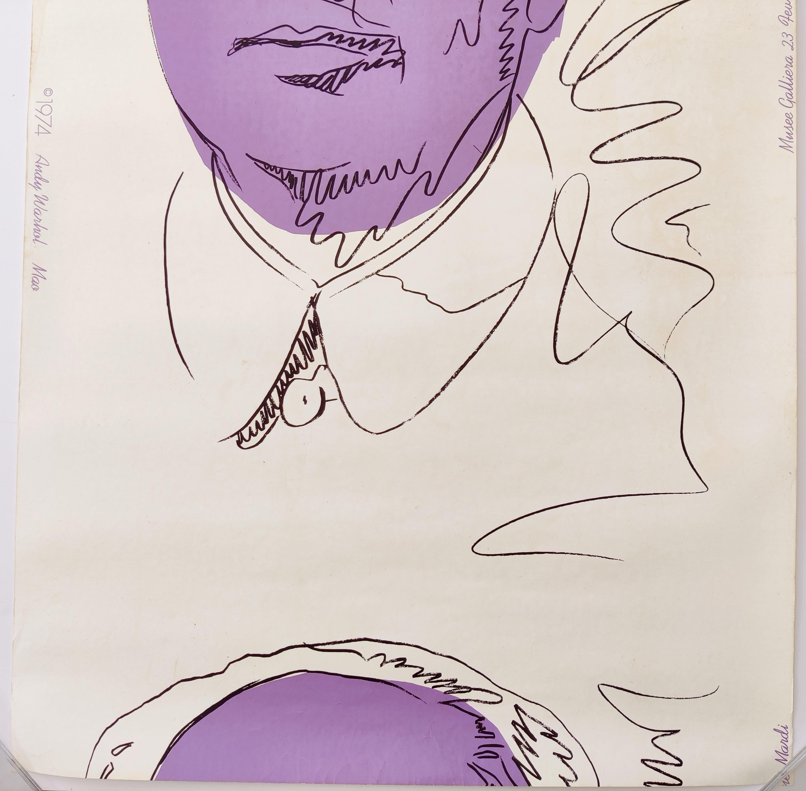 Andy Warhol -- Mao (papier peint) en vente 2