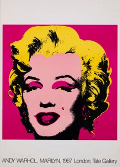 "Andy Warhol, Marilyn, 1967, London, Tate Gallery" Brilliant Colors, Pop Art