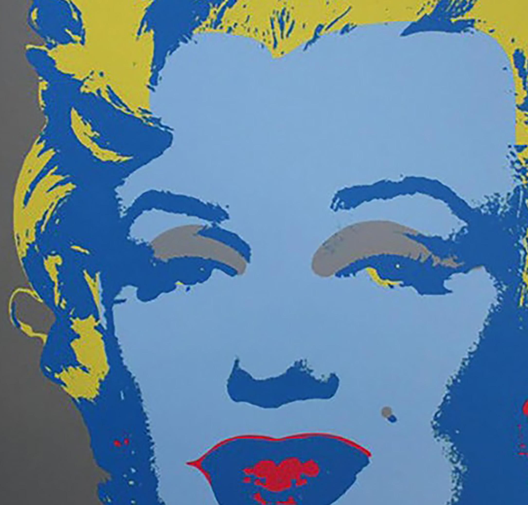 Andy Warhol - MARILYN MONROE - 1967 - bleu bébé 3