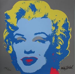 Andy Warhol - MARILYN MONROE - 1967 - bleu bébé