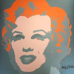 Andy Warhol MARILYN MONROE - 1967 - bébé orange