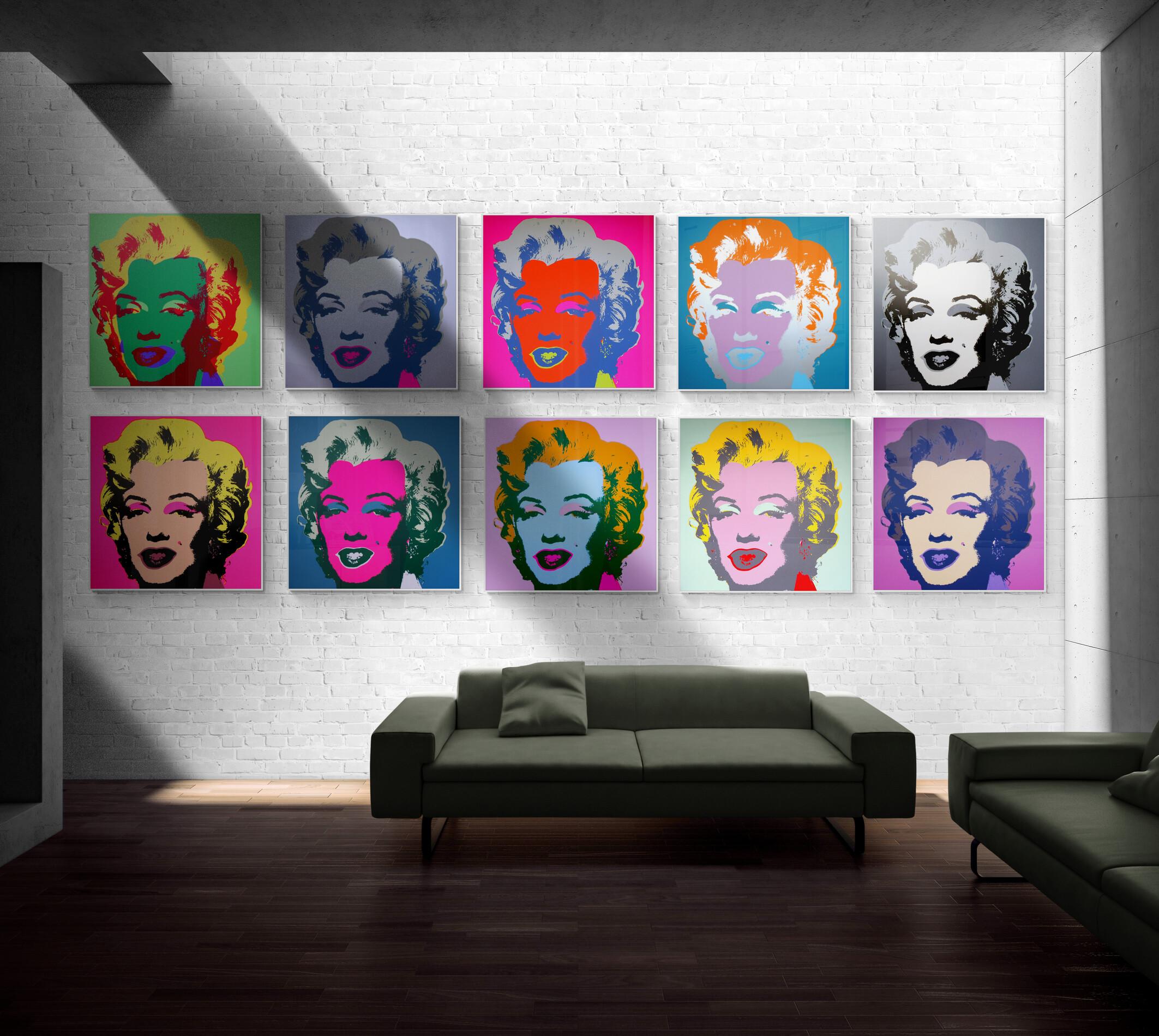 Andy Warhol - MARILYN MONROE Portfolio SET 10 Silkscreens Pop Art Hollywood 13