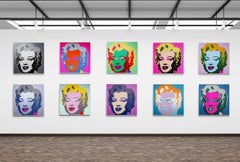 Andy Warhol - MARILYN MONROE Portfolio SET 10 Silkscreens Pop Art Hollywood