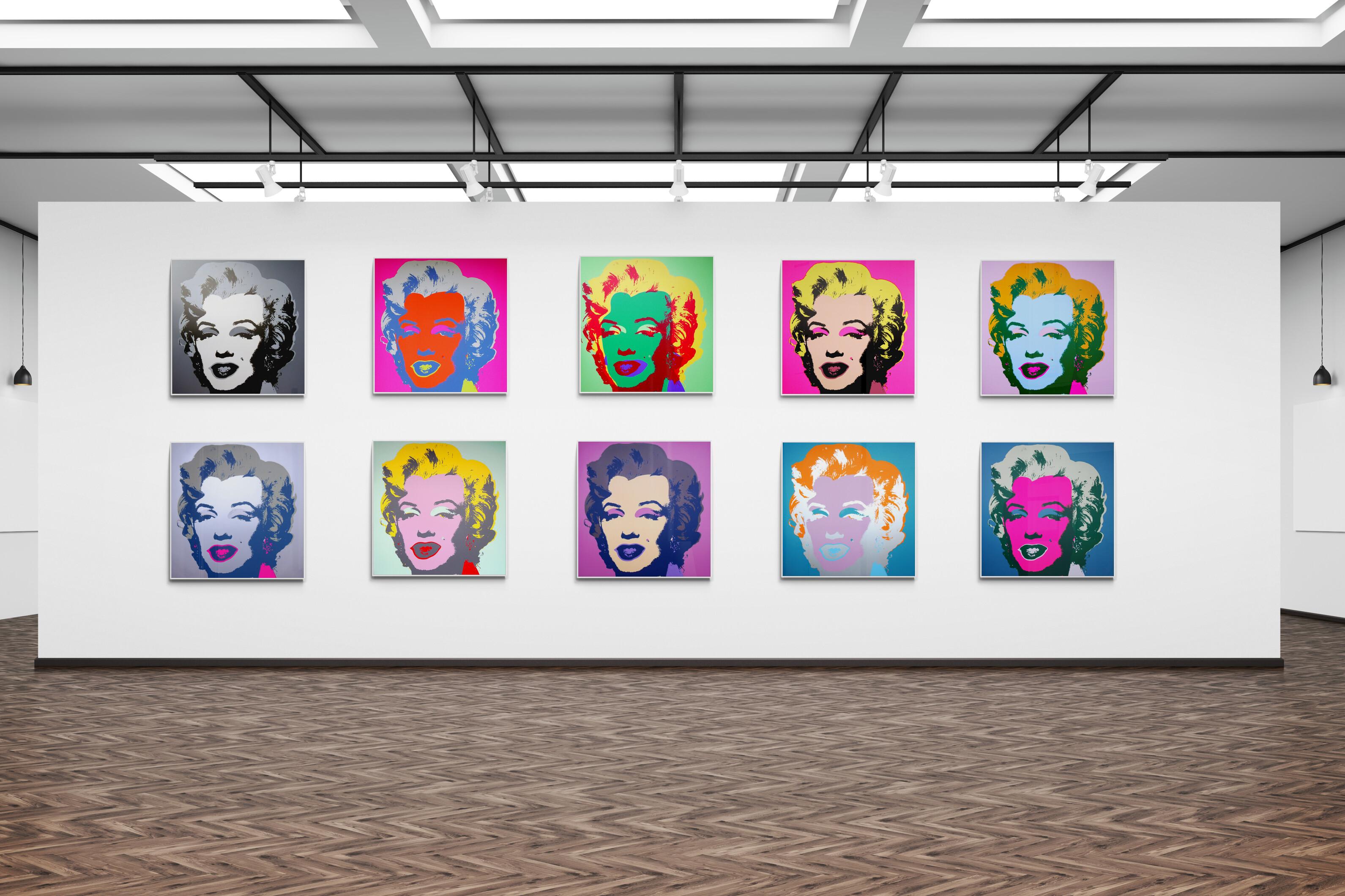 Andy Warhol - Portfolio MARILYN MONROE - 10 sérigraphies Pop Art Hollywood 14