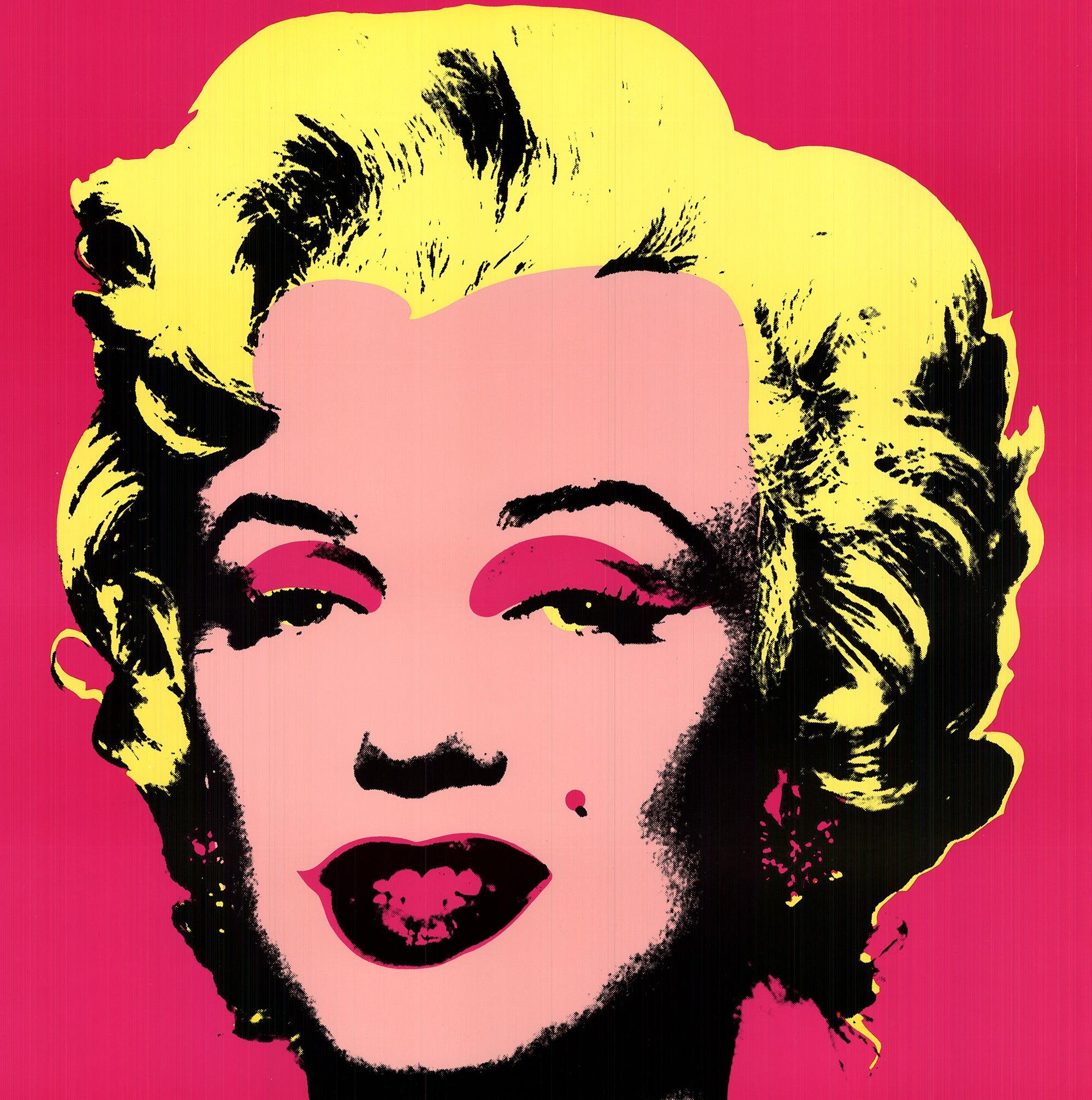Andy Warhol « Marilyn Pink » 1987- Lithographie offset en vente 1