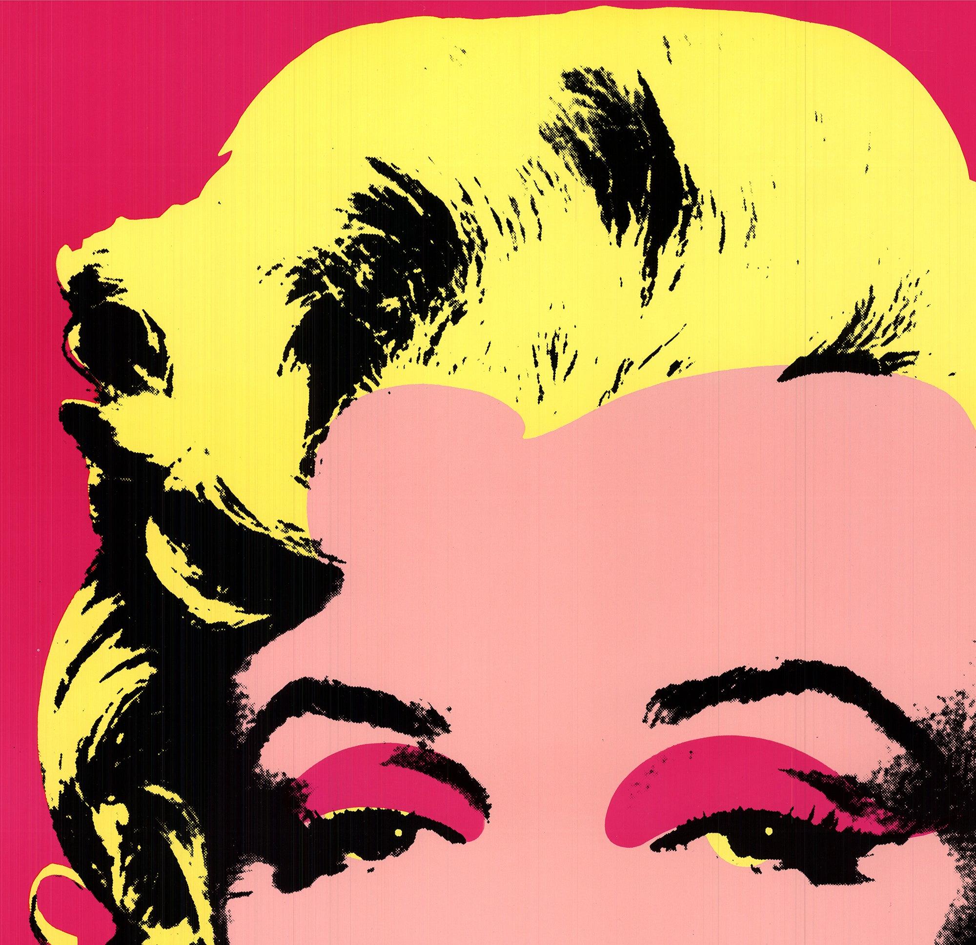 Andy Warhol « Marilyn Pink » 1987- Lithographie offset en vente 2