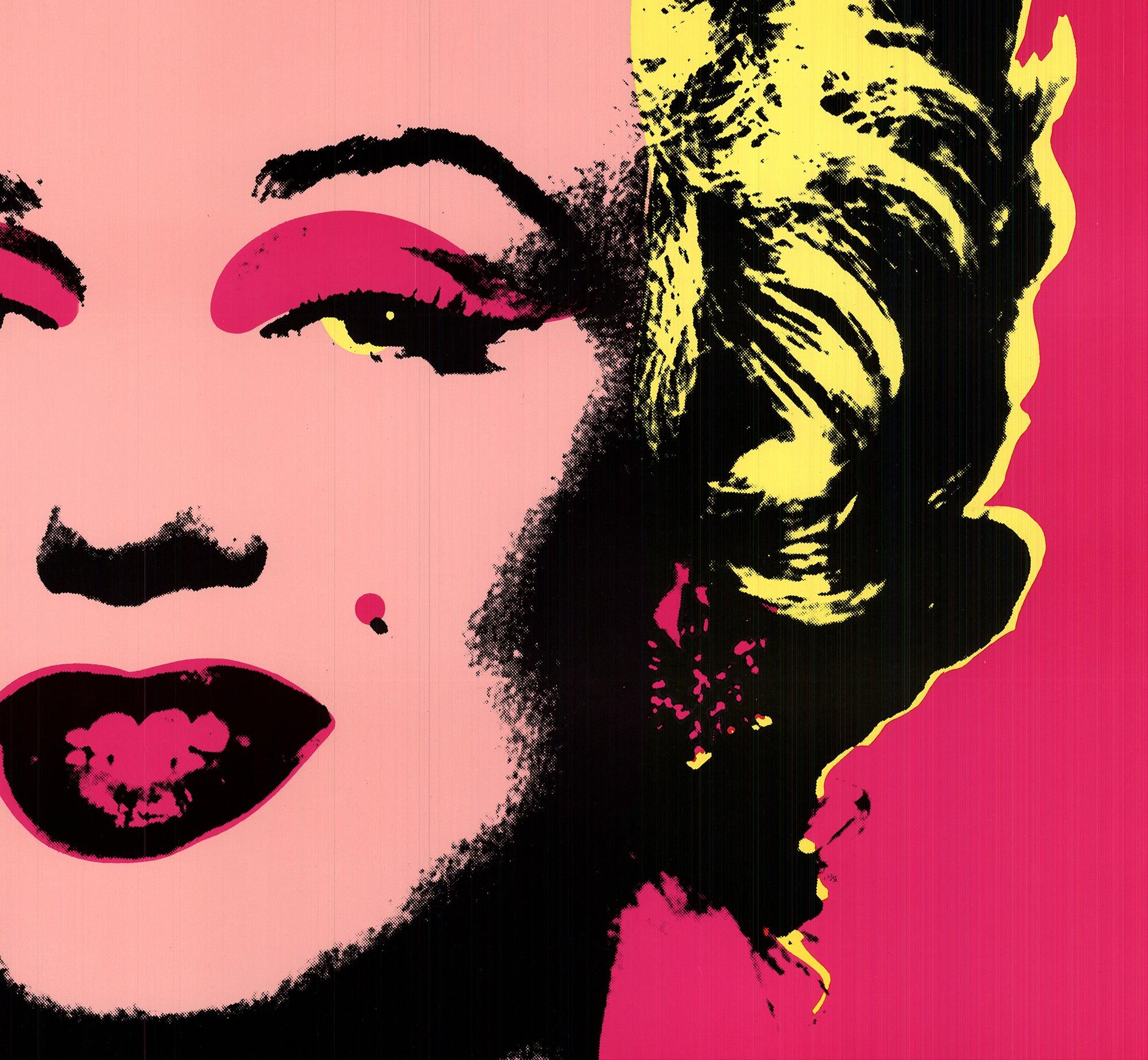Andy Warhol « Marilyn Pink » 1987- Lithographie offset en vente 3