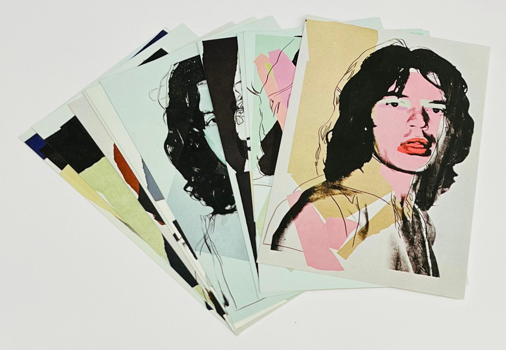 Andy Warhol Mick Jagger (portfolio of 10 Leo Castelli announcements)   7