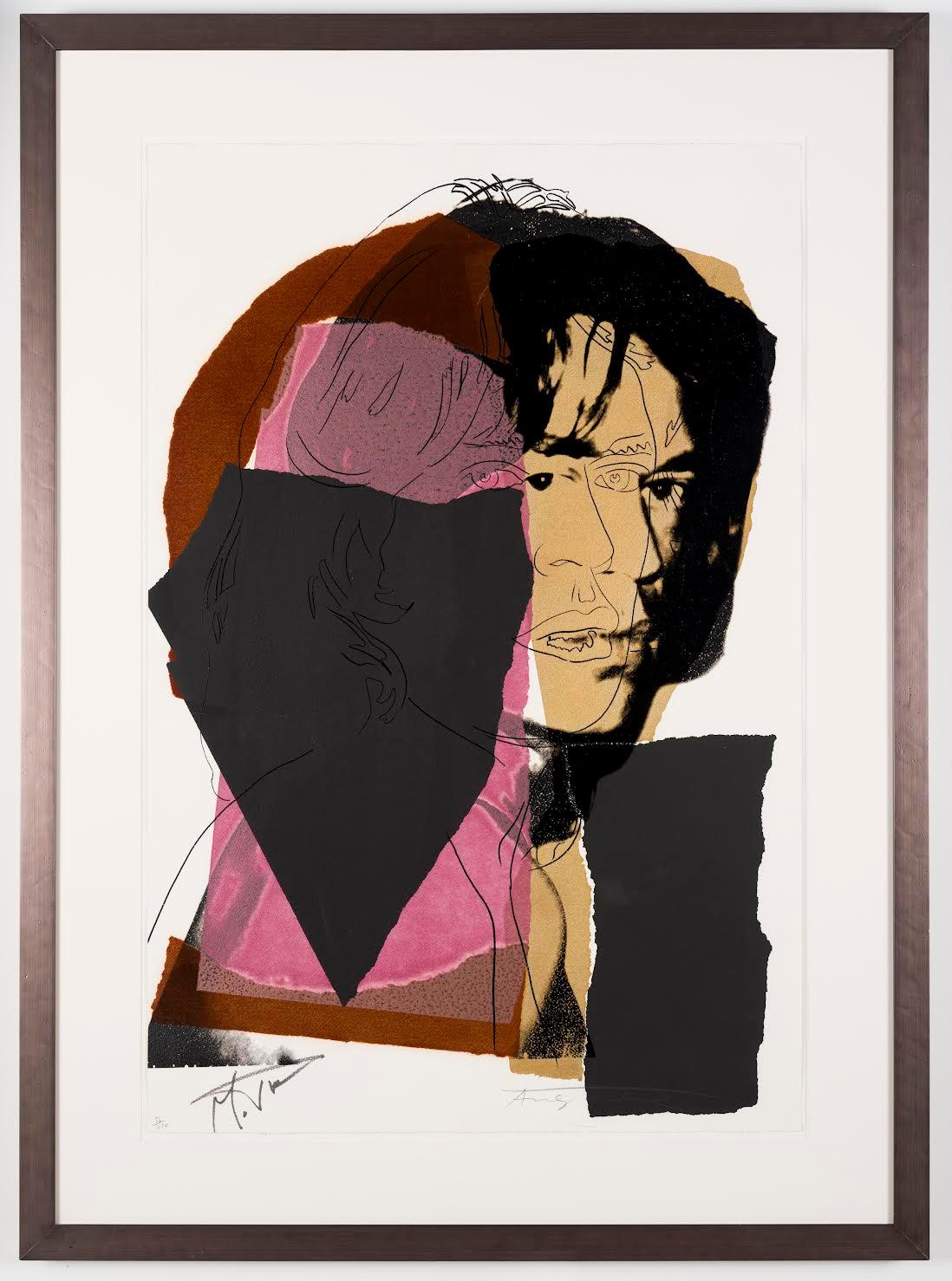 Andy Warhol 'Mick Jagger' 1975 For Sale 1