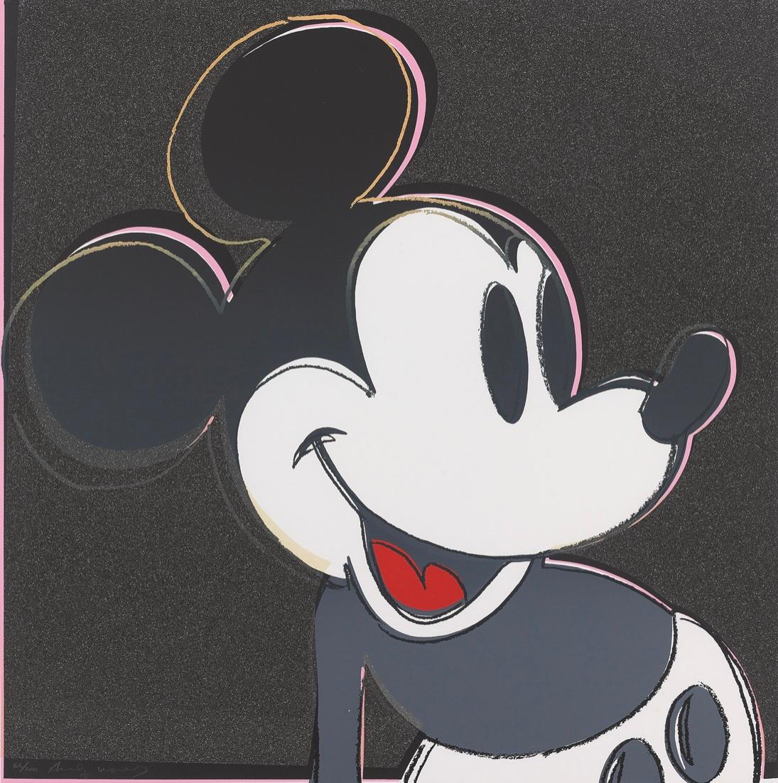 andy warhol mickey mouse 1981