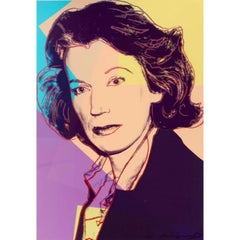 Vintage Andy Warhol, Mildred Scheel, 1980