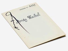 Signed Andy Warhol The Thirteen Most Wanted Men (Dossier No. 2357)