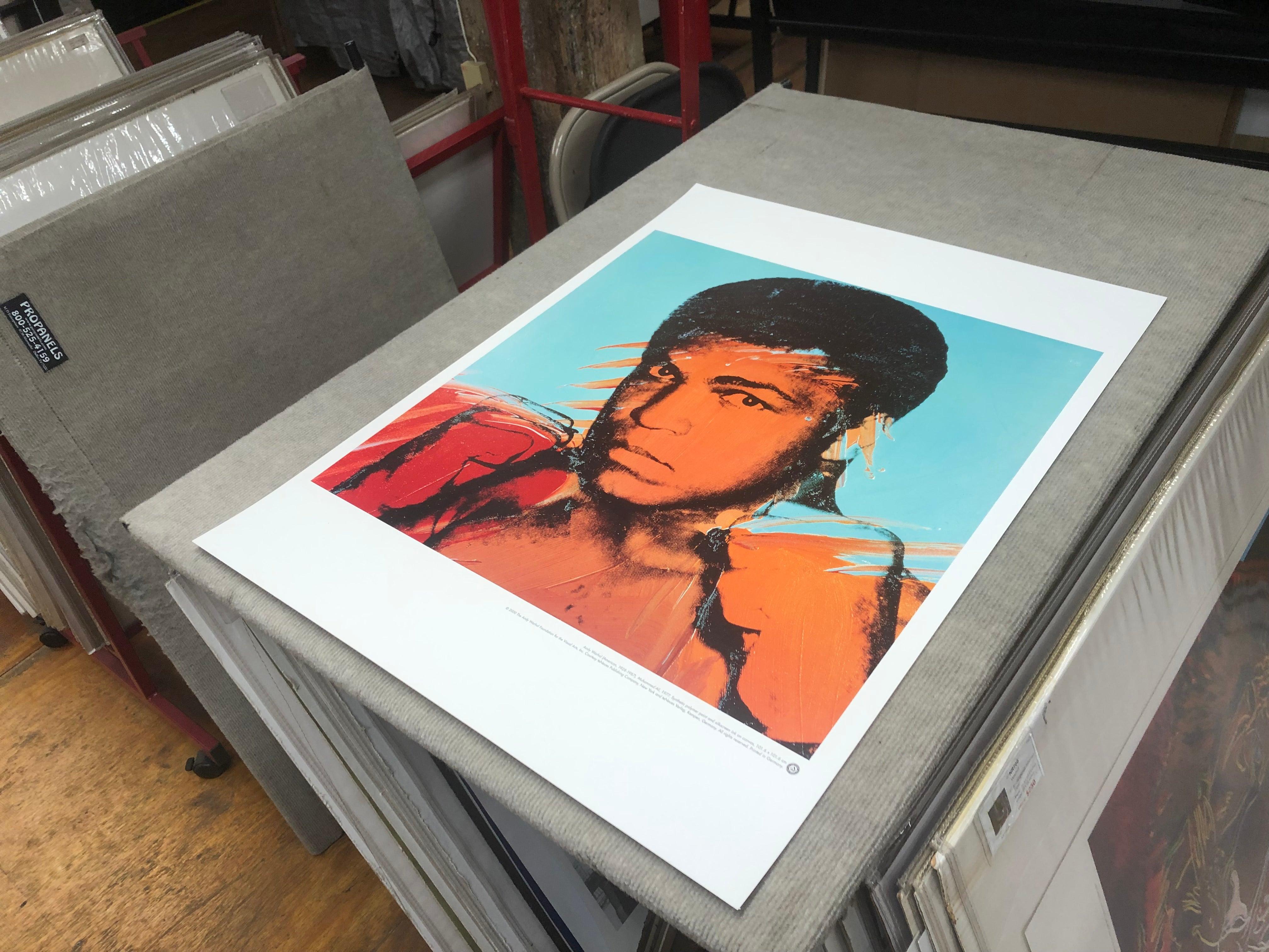 Andy Warhol 'Muhammad Ali' Pop Art Vintage 4