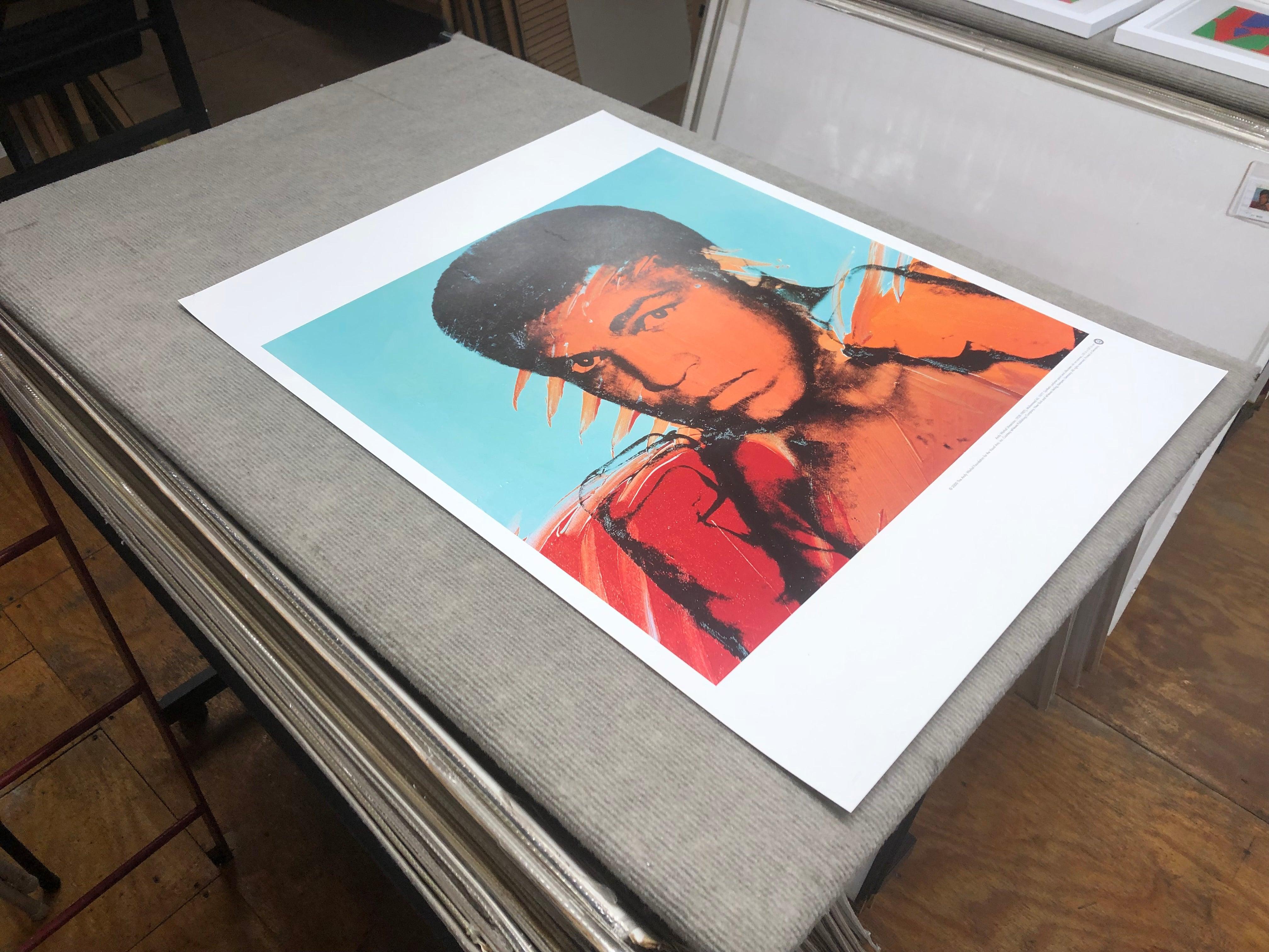 Andy Warhol 'Muhammad Ali' Pop Art Vintage 5