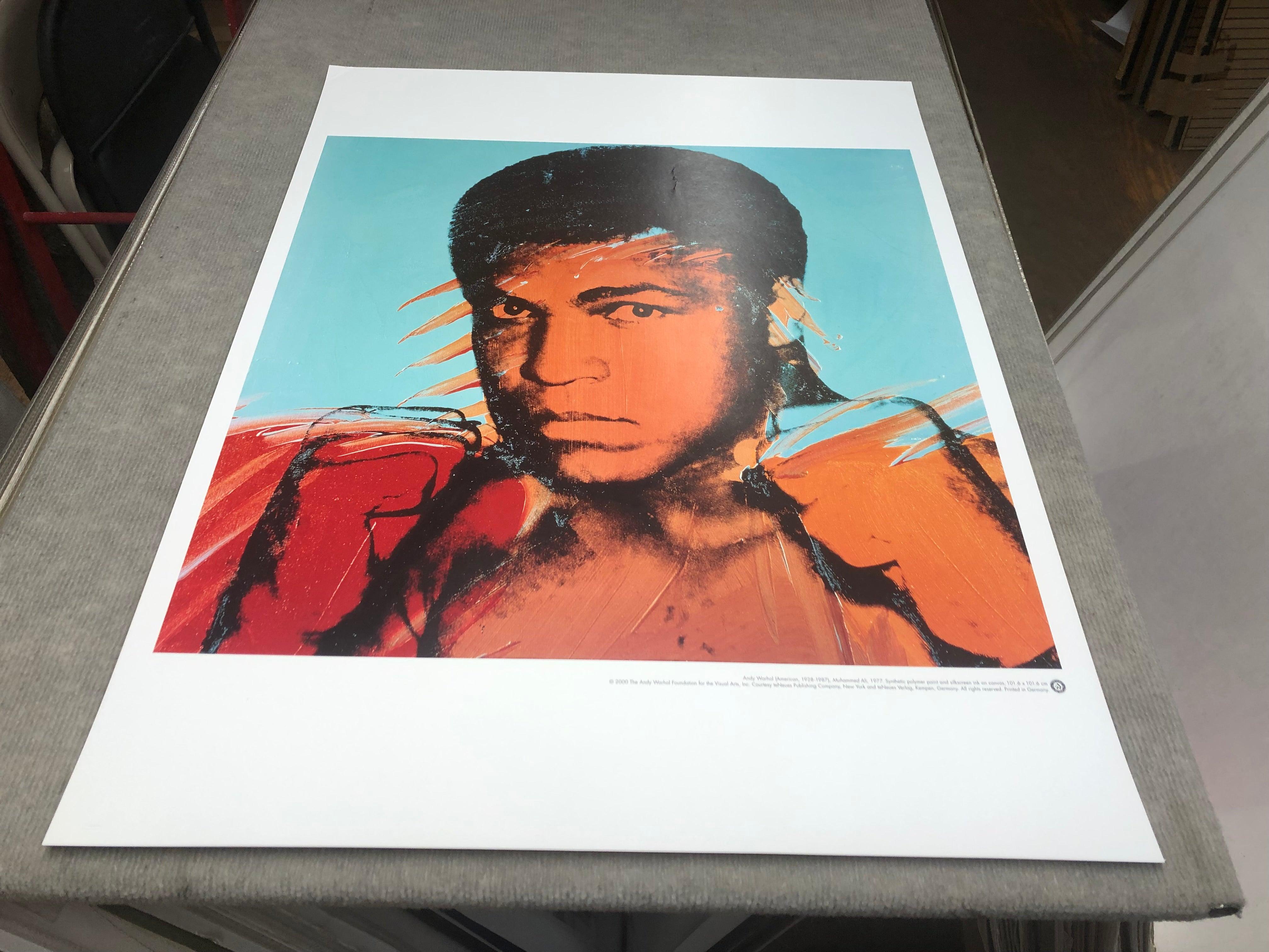 Andy Warhol 'Muhammad Ali' Pop Art Vintage 7