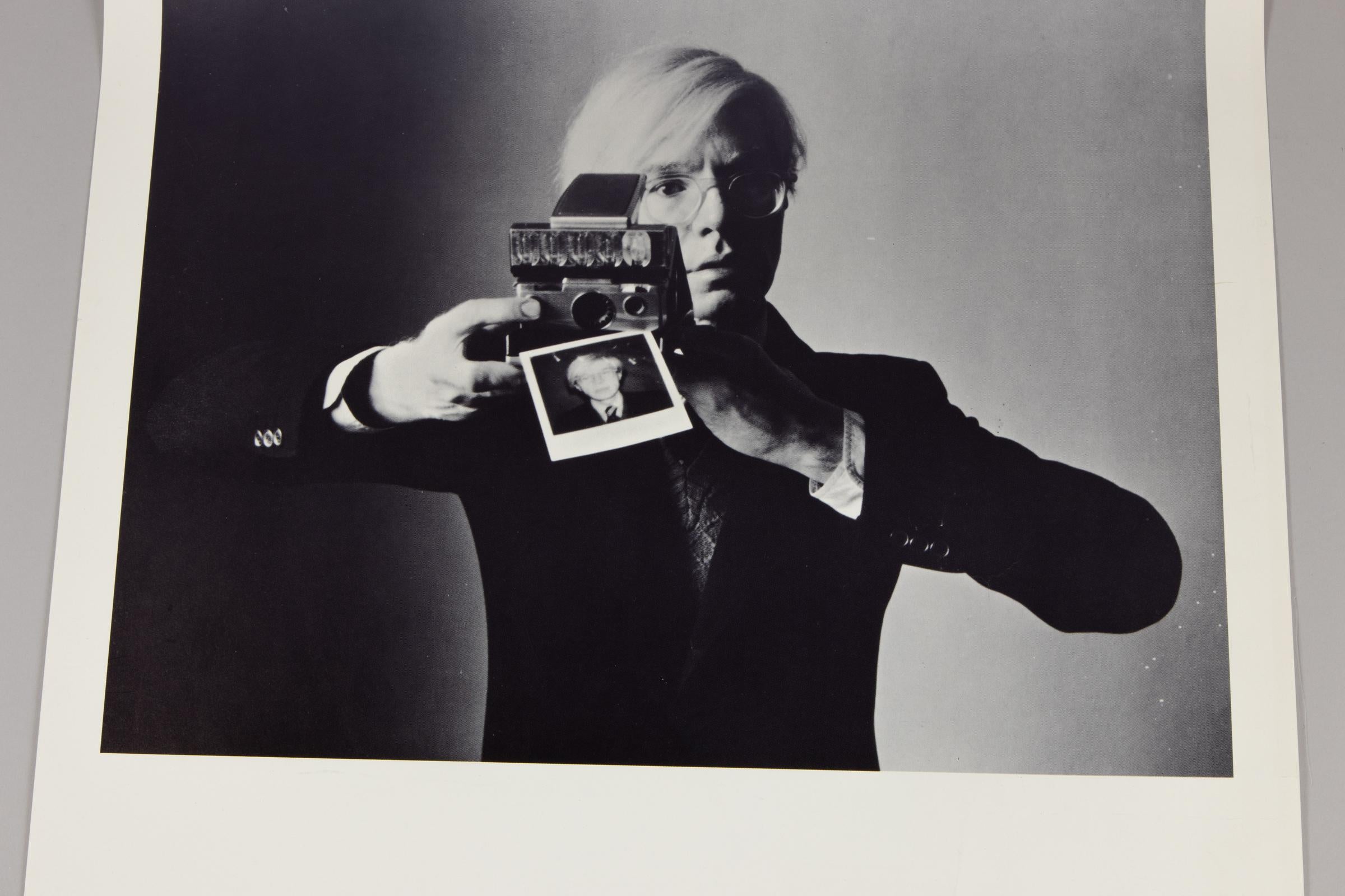 Andy Warhol - Original Exhibition Poster from 1980, Das Sofortbild, Pop Art For Sale 1
