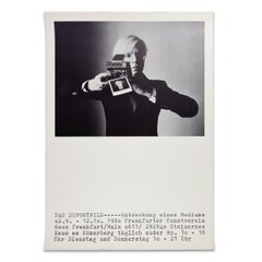 Andy Warhol - Cartel original de exposición de 1980, Das Sofortbild, Pop Art