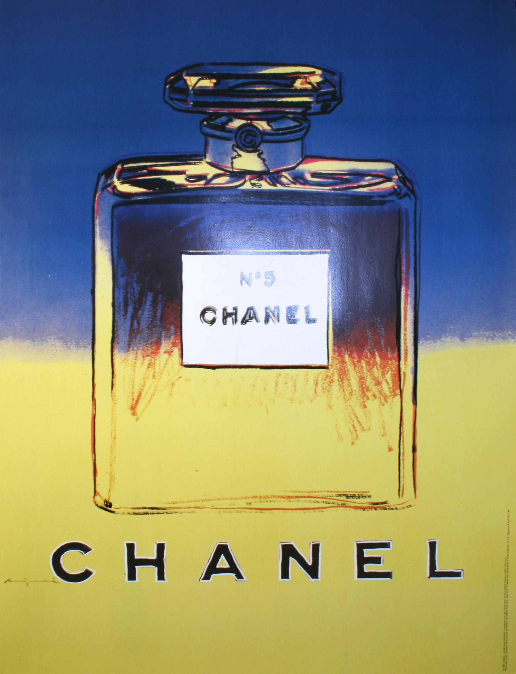 Andy Warhol Poster originale del profumo Chanel No.5 d'epoca 1997