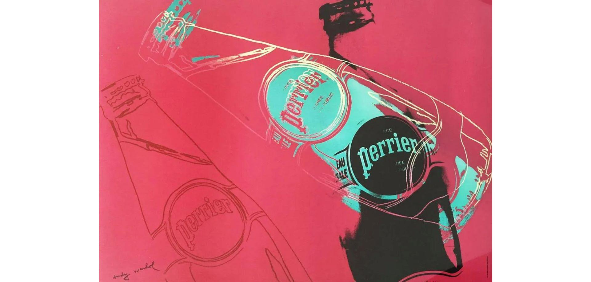 Andy Warhol, Perrier – rot