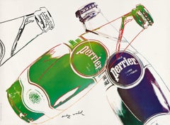 Retro Andy Warhol, Perrier - white