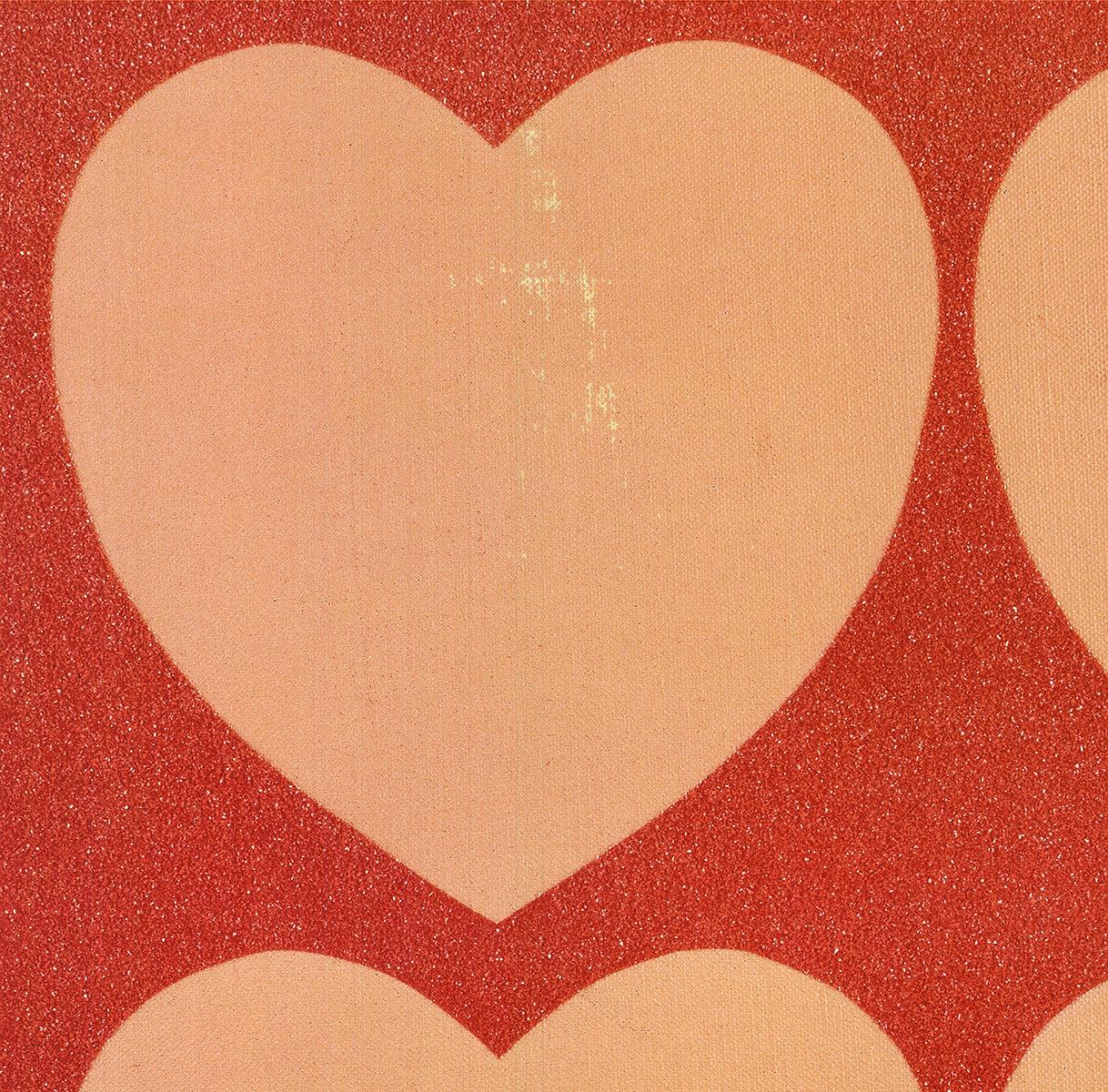 Andy Warhol 'Pink Hearts X 4' 1996- Poster For Sale 2
