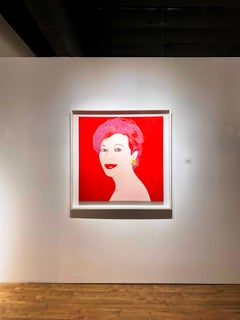 Andy Warhol "Porträt von Dorothy Blau"-Rot