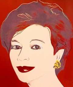 Andy Warhol "Porträt von Dorothy Blau"-Rot