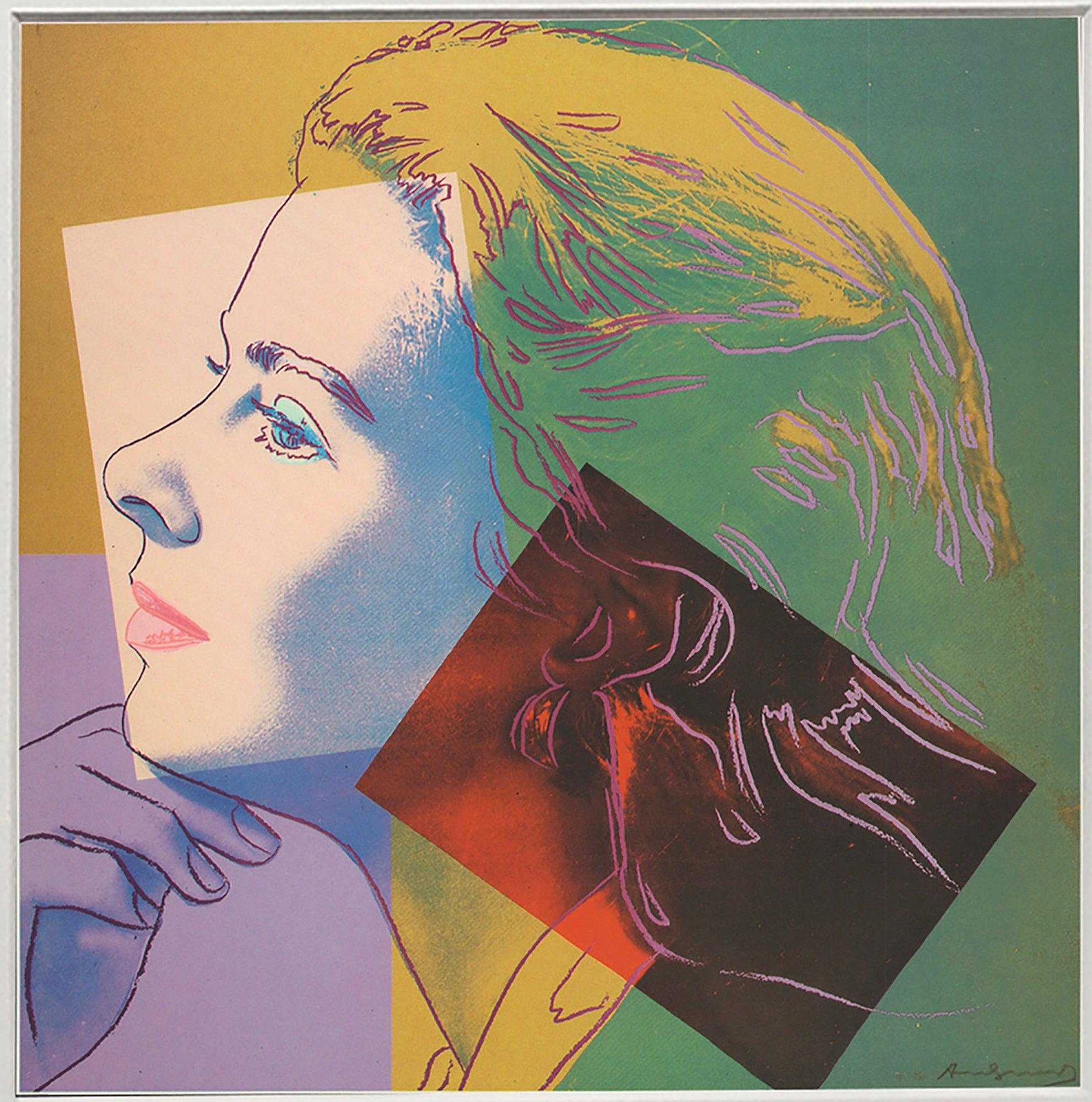 Andy Warhol 'Portrait of Ingrid Bergman' 1983 For Sale 1