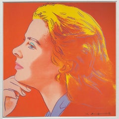 Andy Warhol 'Portrait of Ingrid Bergman' 1983 Pop Art
