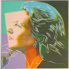 Andy Warhol 'Portrait of Ingrid Bergman' 1983 Pop Art Vintage