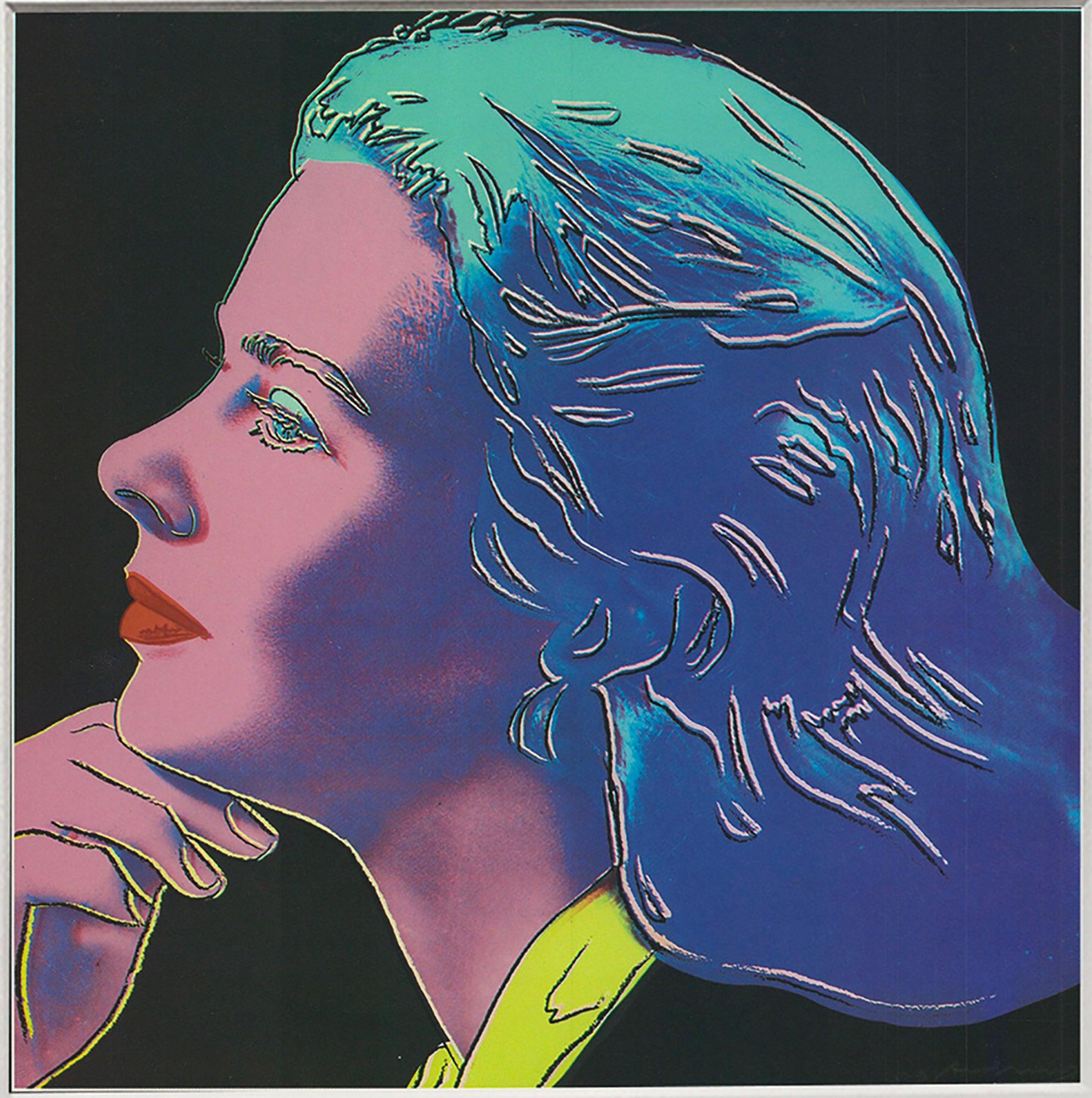 Andy Warhol 'Portrait of Ingrid Bergman' 1983 For Sale 1