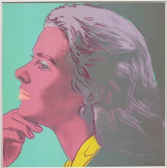 Andy Warhol 'Portrait of Ingrid Bergman' 1983 Pop Art