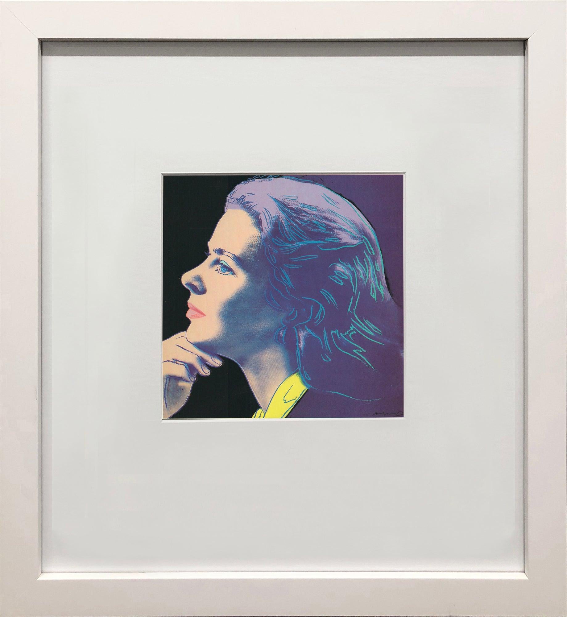 Andy Warhol 'Portrait of Ingrid Bergman' 1983