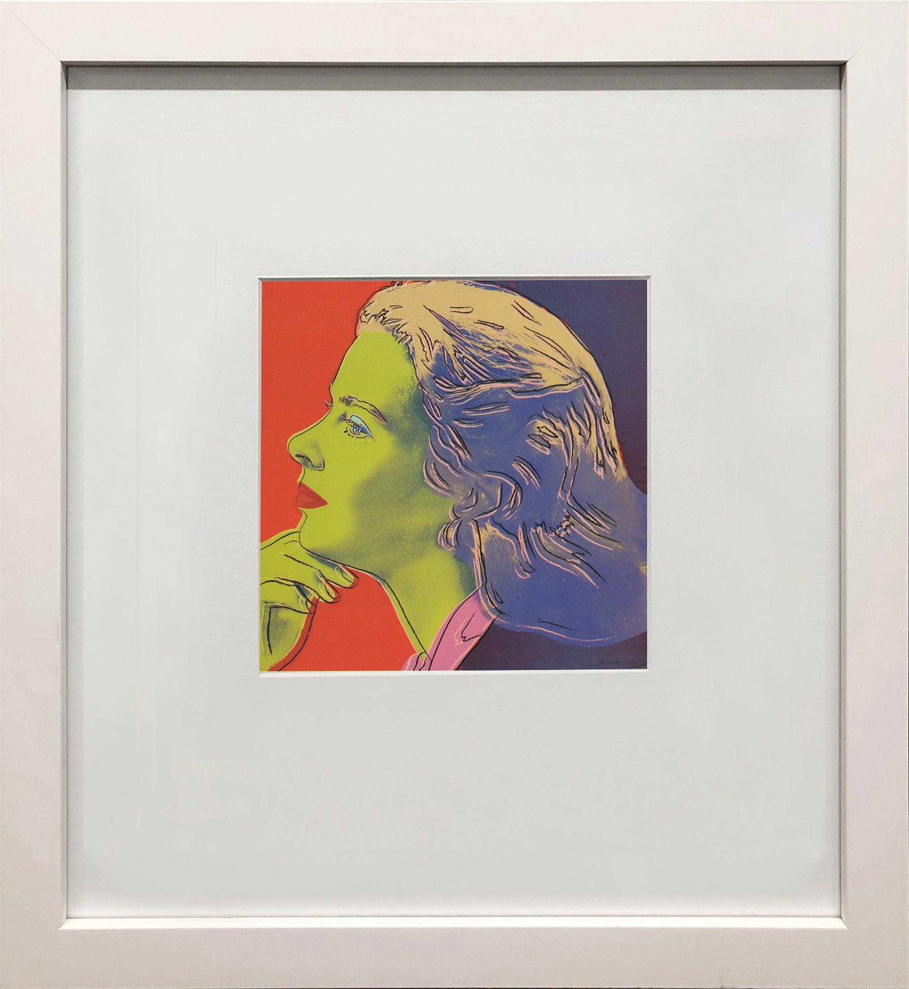 Andy Warhol 'Portrait of Ingrid Bergman' 1983