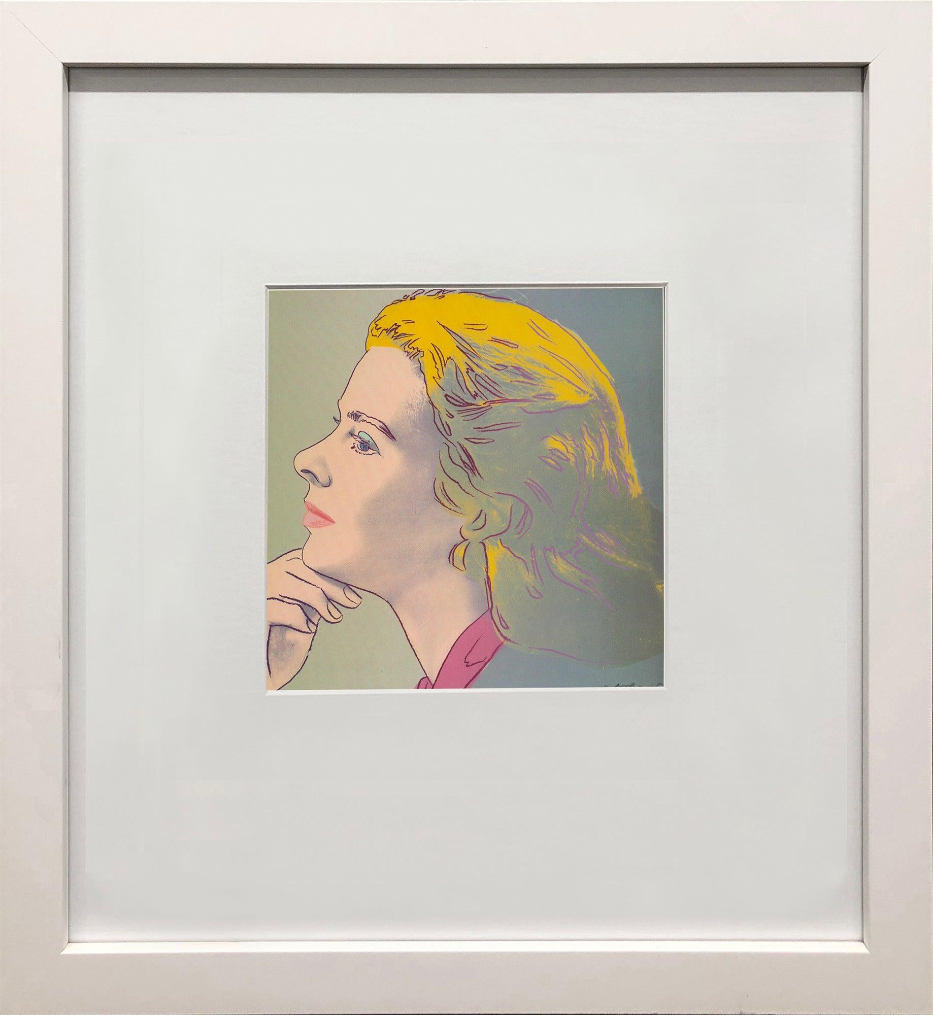 Andy Warhol 'Portrait of Ingrid Bergman' 1983