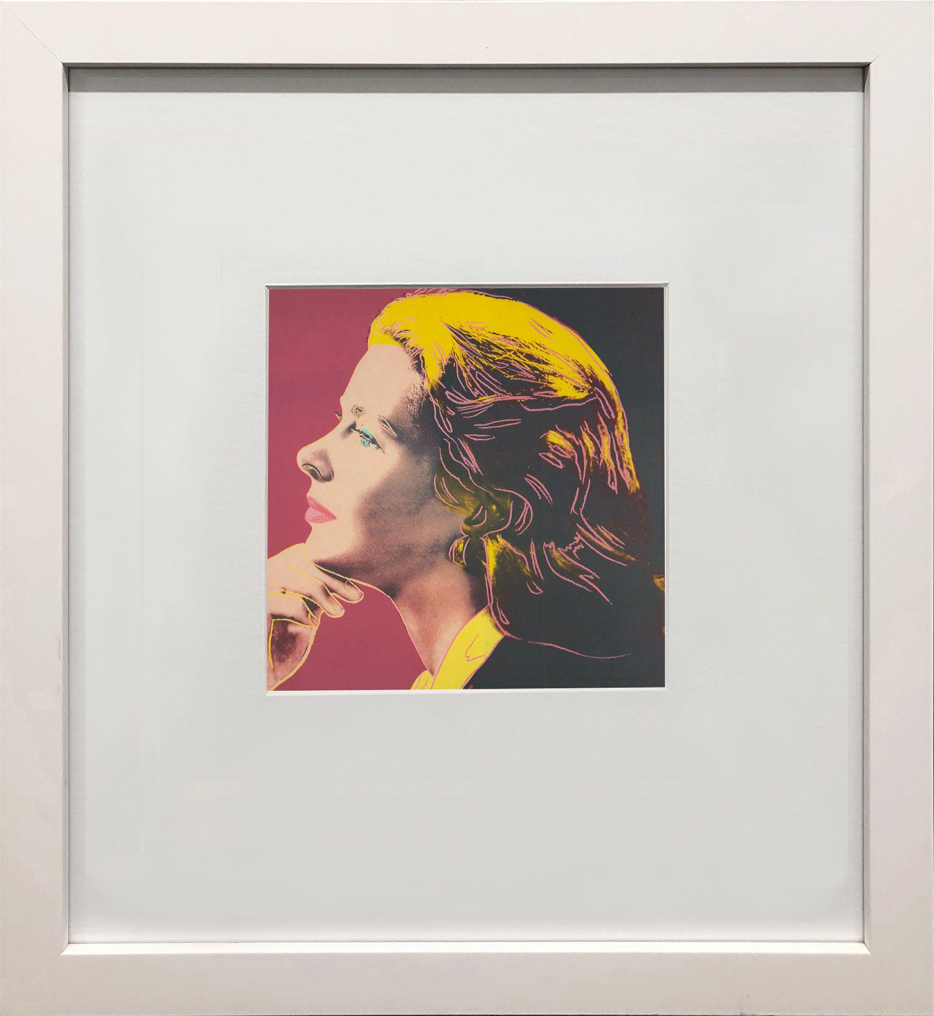 Andy Warhol 'Portrait of Ingrid Bergman' 1983
