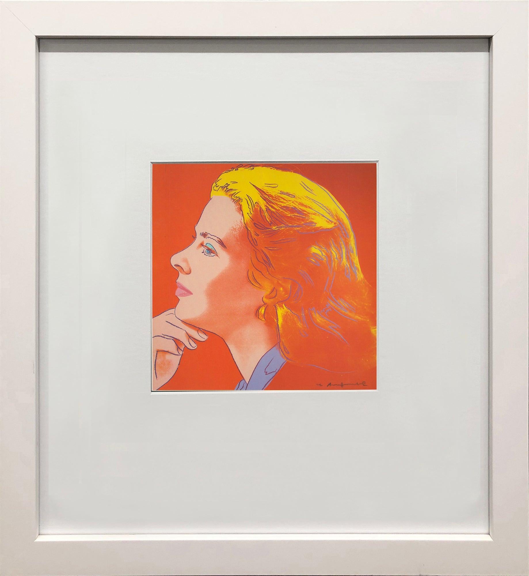 Andy Warhol 'Portrait of Ingrid Bergman' 1983