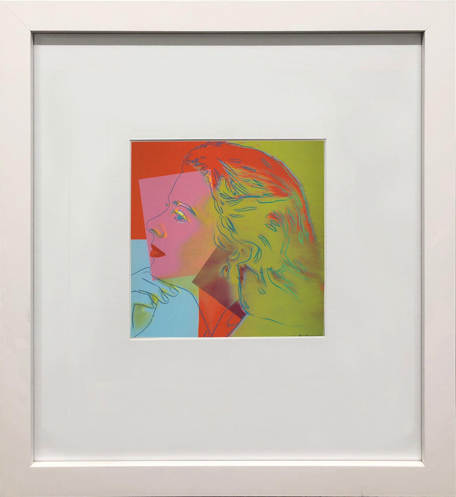 Andy Warhol 'Portrait of Ingrid Bergman' 1983