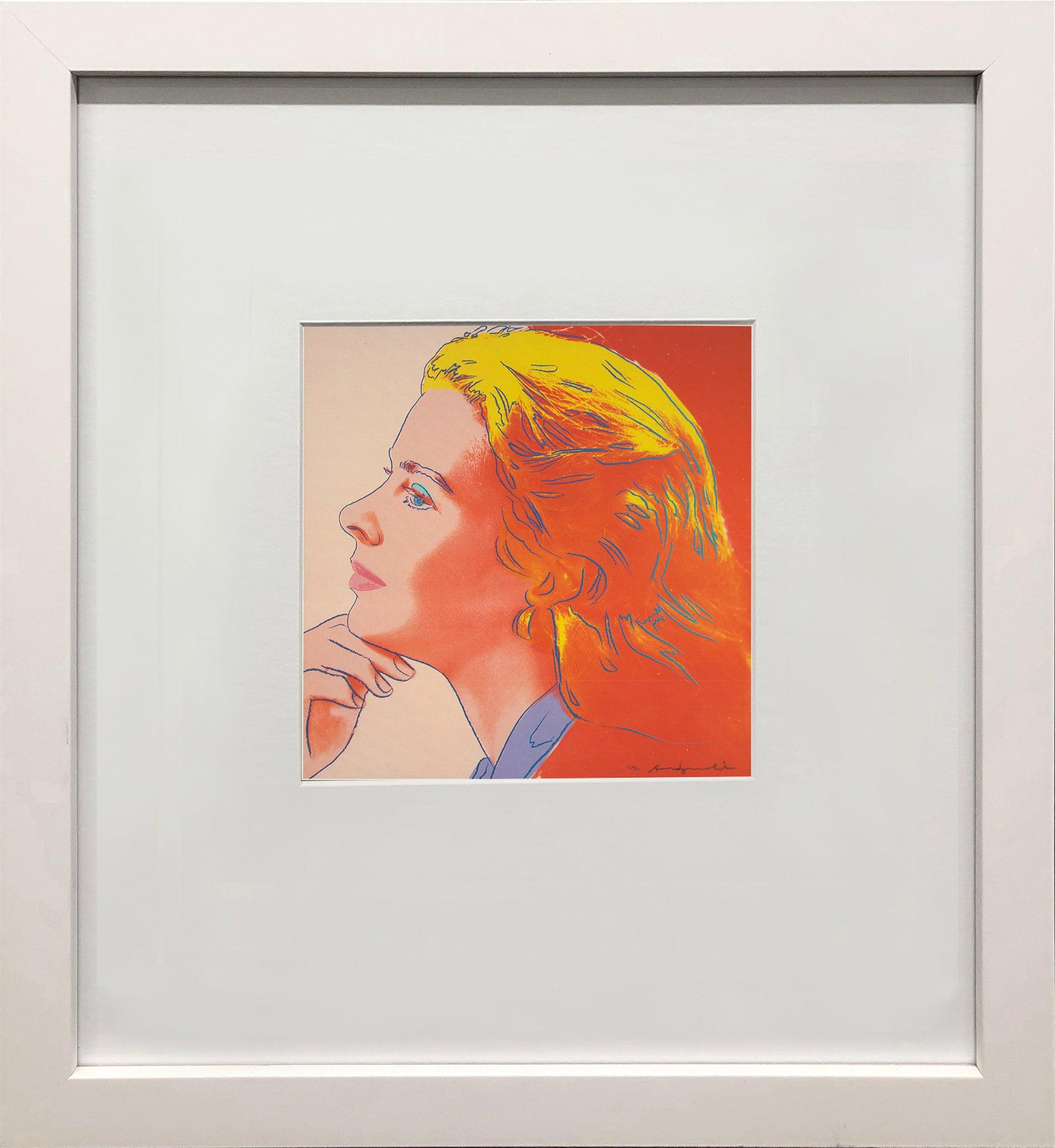Andy Warhol 'Portrait of Ingrid Bergman' 1983