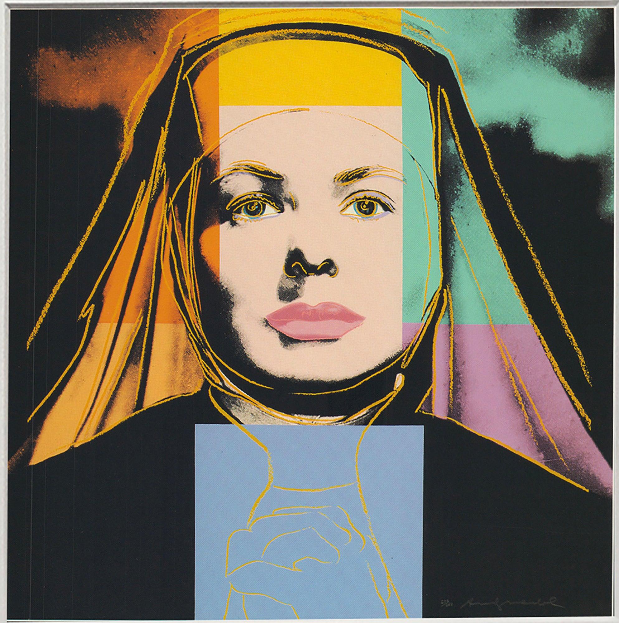 Andy Warhol 'Portrait of Ingrid Bergman the Nun' 1983 For Sale 1