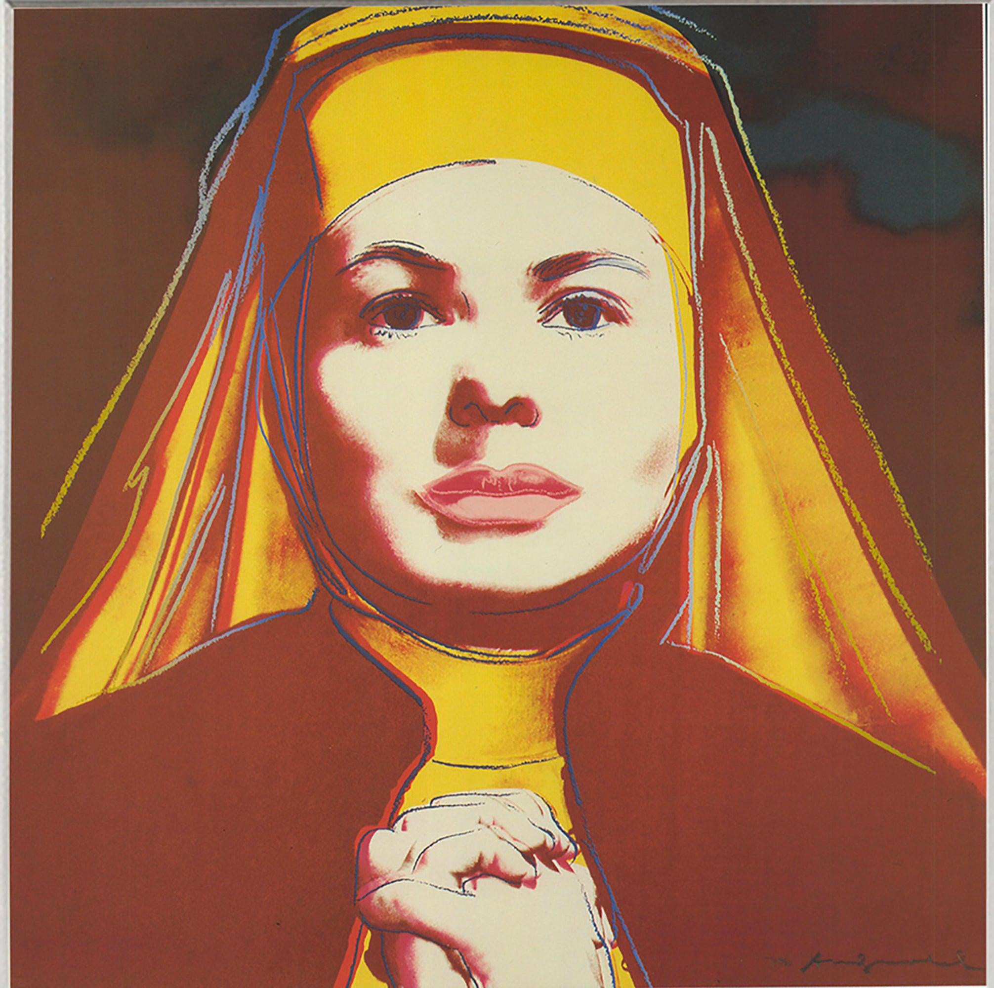 Andy Warhol 'Portrait of Ingrid Bergman the Nun' 1983 For Sale 1
