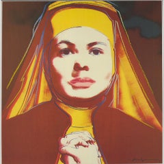 Andy Warhol "Portrait d'Ingrid Bergman la nonne" 1983