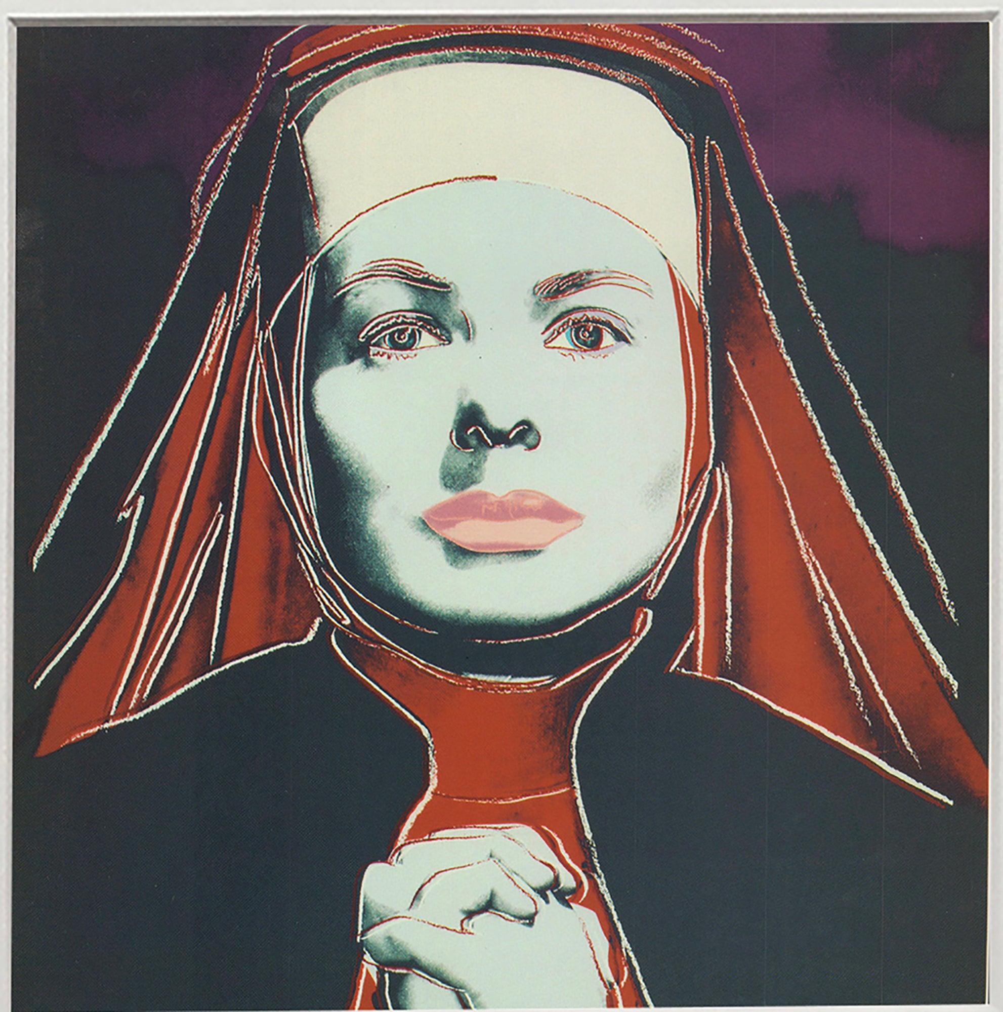 Andy Warhol 'Portrait of Ingrid Bergman the Nun' 1983 For Sale 1