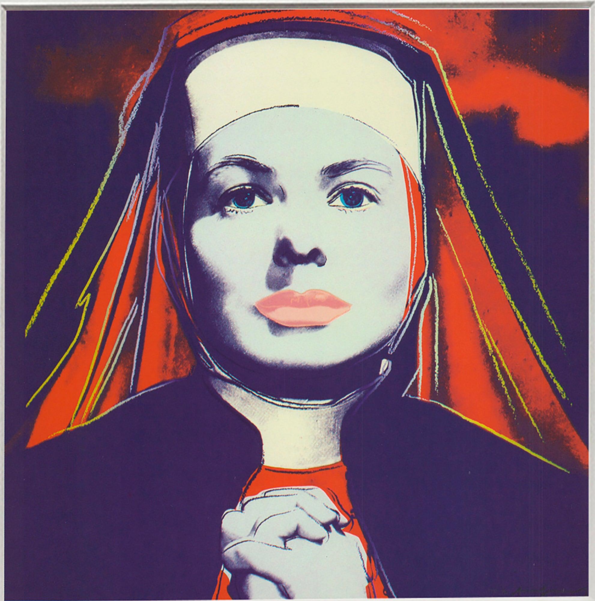 Andy Warhol 'Portrait of Ingrid Bergman the Nun' 1983 For Sale 1