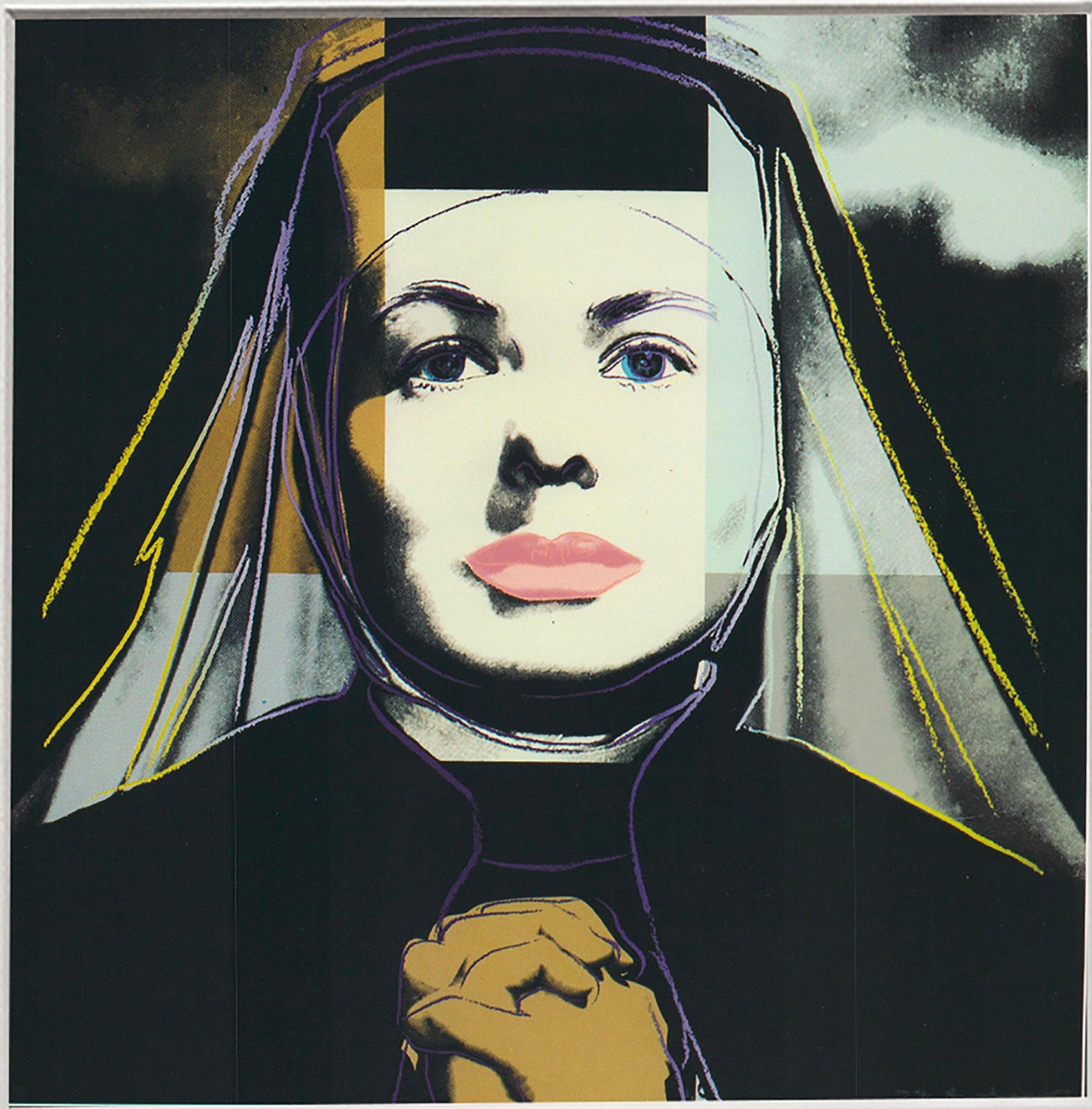 Andy Warhol 'Portrait of Ingrid Bergman the Nun' 1983 For Sale 1